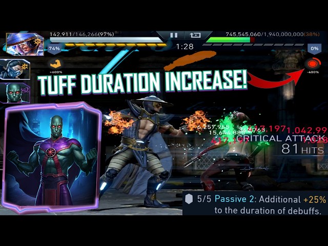 Martian Manhunter Gear Set Bonus Showcase while Ranting About How He Should be Buffed | INJ2Mobile