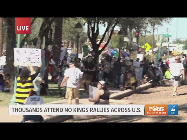 No Kings protests and rallies in Spokane, Phoenix, Atlanta