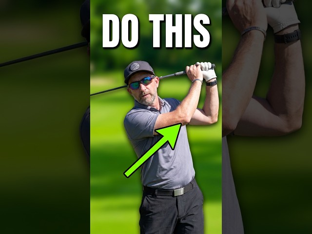 Simple trail arm adjustment for consistent drives #golf #golftips #pgapro