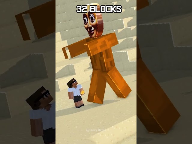 Tung Tung Sahur Evolution #minecraftshorts #minecraft