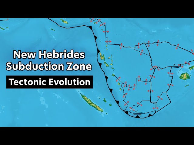 New Hebrides: 12-million-year history | Tectonic Evolution