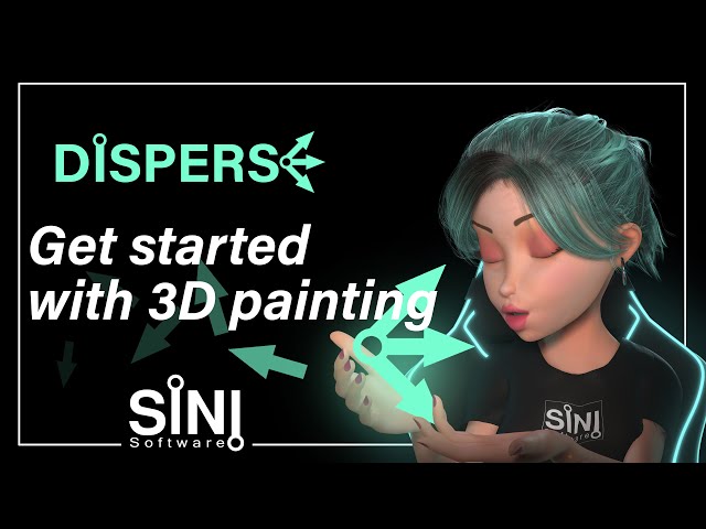 Learn how to paint 3D geometry in 3ds Max using the Disperse plugin