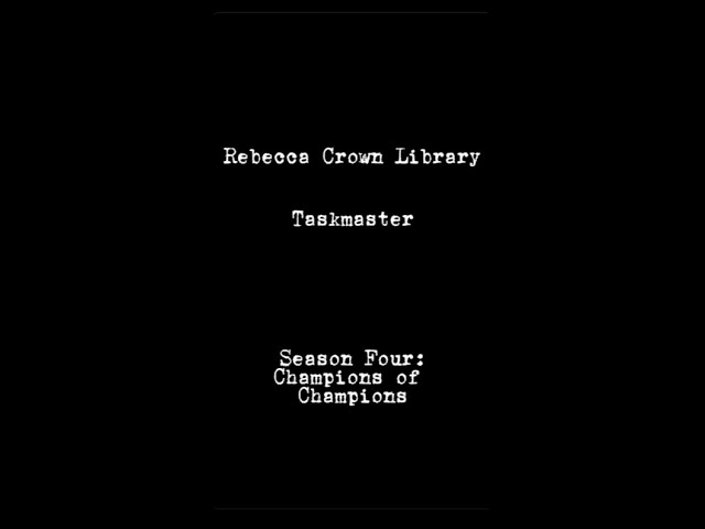 Rebecca Crown Library Taskmaster Season 4