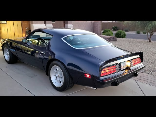 1974 Pontiac 455 Trans Am. Driving to and from the local car show.