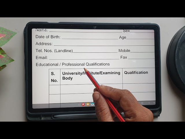 Educational/Professional Qualifications | What Does Qualification Mean |