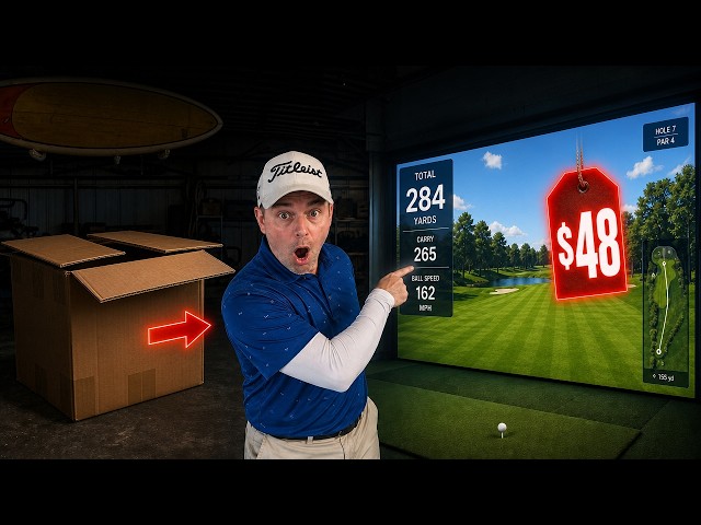 I Tried the Cheapest Golf Simulator Projector on eBay