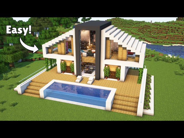 Minecraft: How to Build Modern House (Step-by-Step)