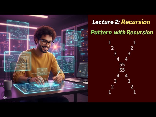 How to make patterns with recursion | C++ | Recursion (Lecture 2)