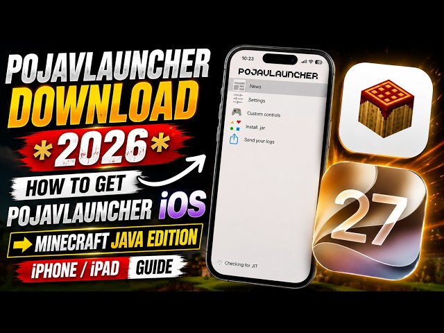 PojavLauncher Download *2026* How To Get PojavLauncher iOS➡️Minecraft Java Edition iPhone/iPad GUIDE