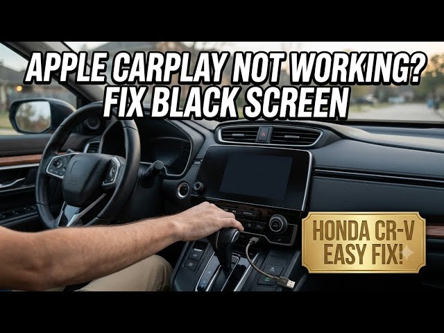 Fix CarPlay not working on Honda CR-V (how to instructions)