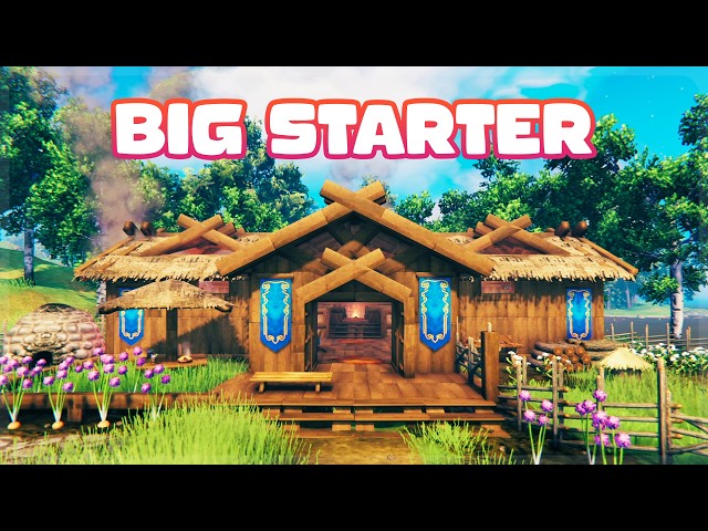 How to Build a Big Starter House | Valheim 1.0