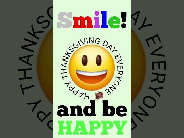 Happy Thanksgiving Day!