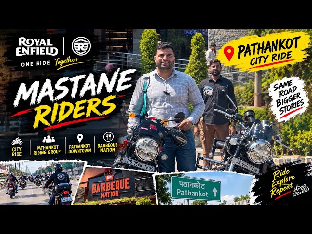 Pathankot City Ride | Pathankot Riding Group | Pathankot Downtown | Ride with Royal Enfield #rider 