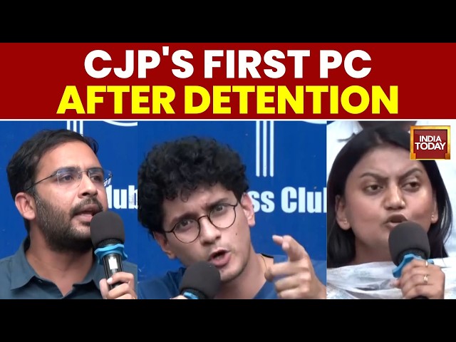 CJP Press Conference Full: CJP Accuses Modi Government Of Crackdown On Protesters | India Today
