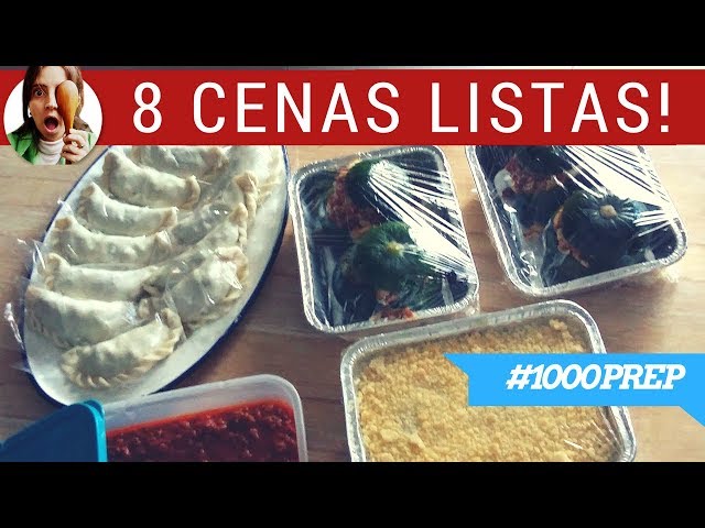 MEAL PREP CON CARNE: 8 cenas en 2 horas / #1000Prep