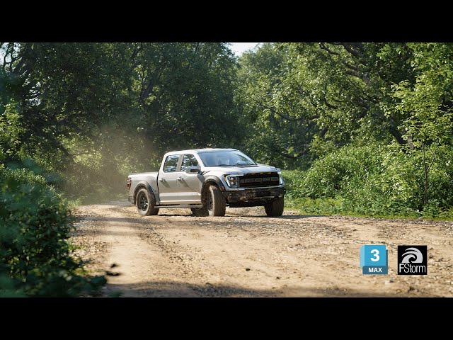 FORD RAPTOR ANIMATION 4K / AUTODESK 3D's MAX / FSTORM