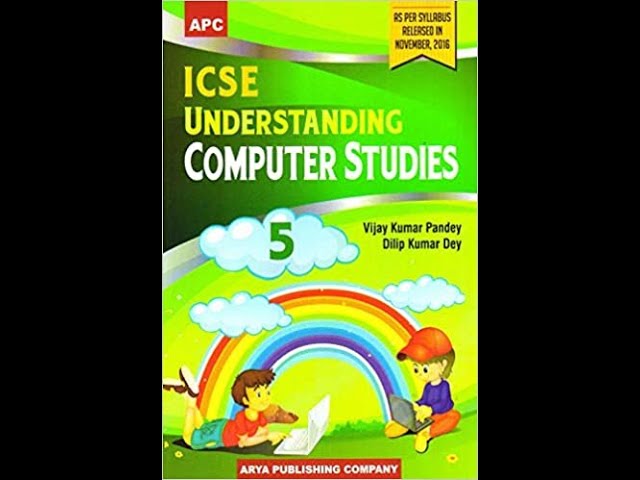 class 5 Computer Chapter 1-#1