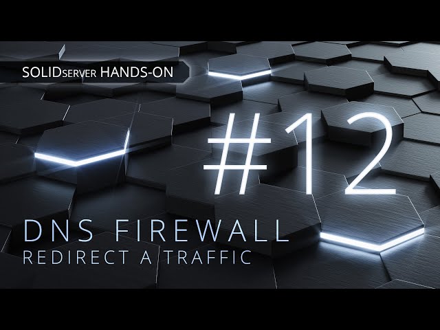 SDS Hands-on #12 - DNS Firewall: redirect unwanted traffic