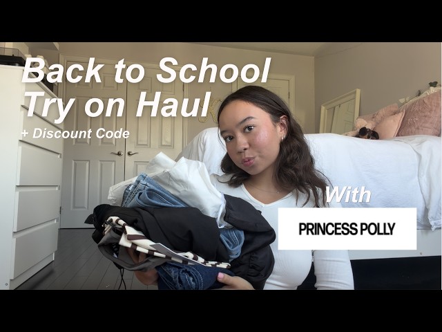 Back to School Haul with Princess Polly + Discount Code