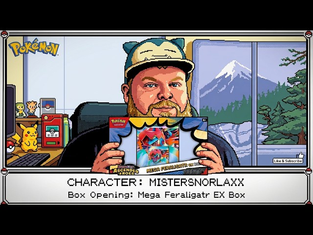 Mega Feraligatr Ex Box (Ascended Heroes) - MisterSnorlaxx breaks one open!