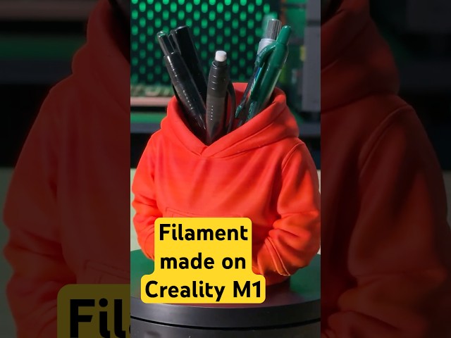 Made Orange Filament At Home #CrealityM1