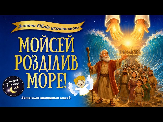 Moses and the Exodus from Egypt 🎧 Children's Bible in Ukrainian 🌙 Bedtime Story & Lullaby