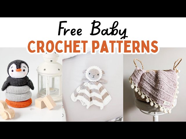 25 FREE Adorable Baby Crochet Patterns That Make Perfect Gifts #babyshower #crochetbaby #diygift