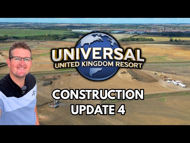 HUGE Progress At Universal Studios UK - Construction Update 4