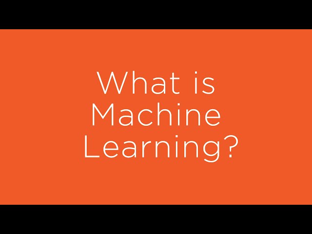 What is Machine Learning?