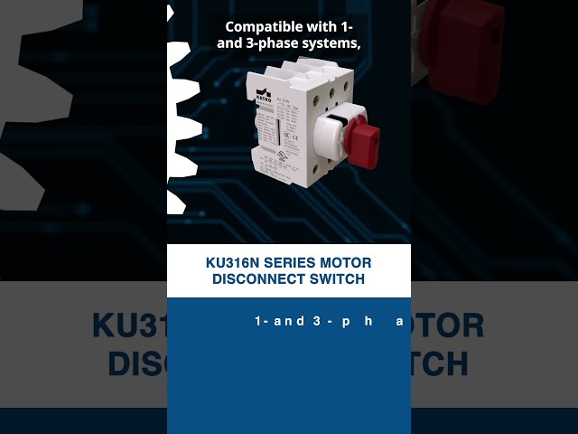 Automator's Edge |  Altech KU316N Series Motor Disconnect Switch
