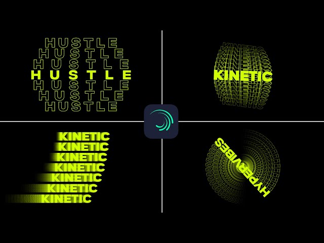 Master Kinetic Typography: 4 Animation Techniques in Alight Motion
