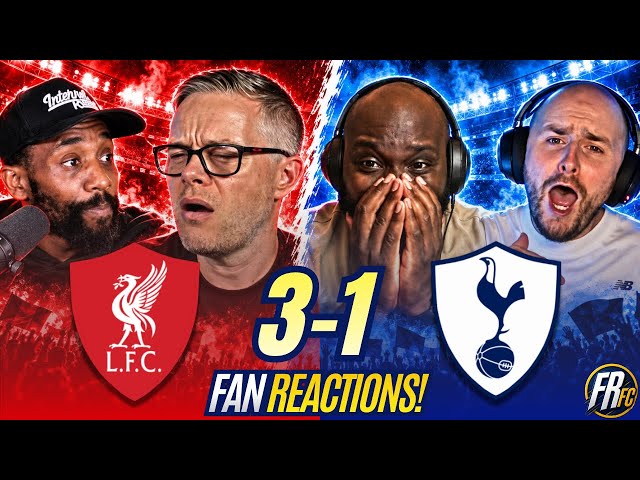 Rival Fans SATISFIED 😊 Watching Liverpool 3-1 Tottenham | Carabao Cup Rivals Reactions