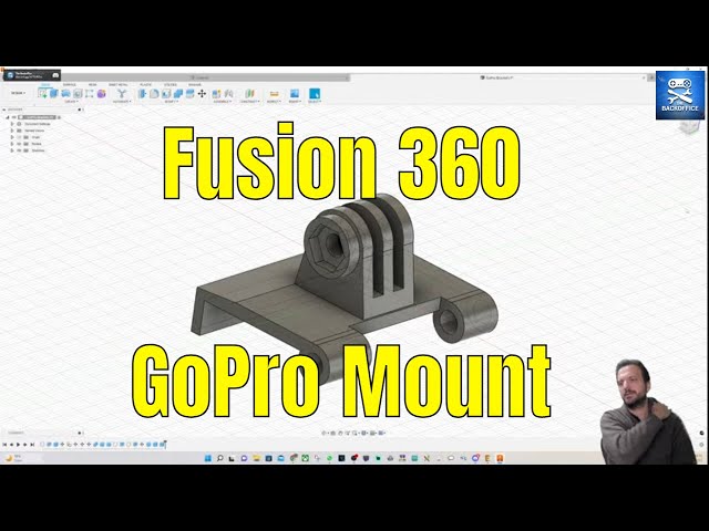 GoPro Monitor Mount - Autodesk Fusion 360 Design Stream