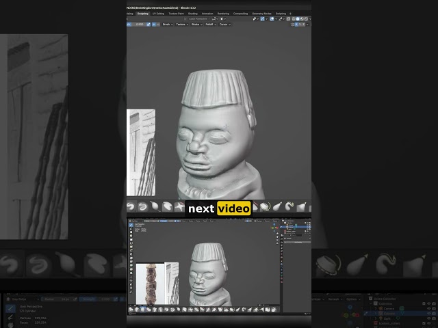 Crafting the Ukhurhe in 3D #gamedev #art