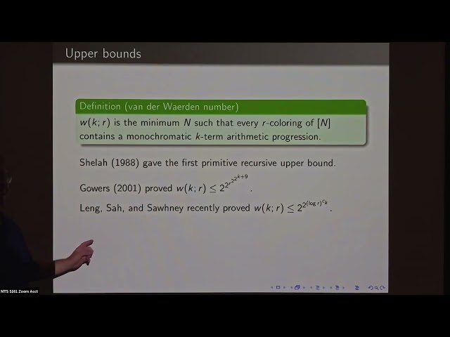 Three-color van der Waerden Numbers Grow Super-exponentially - Jacob Fox
