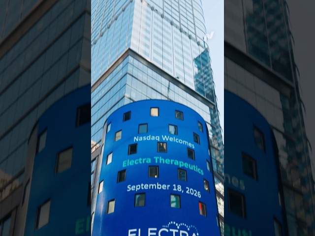 Electra Therapeutics celebrates its Nasdaq listing