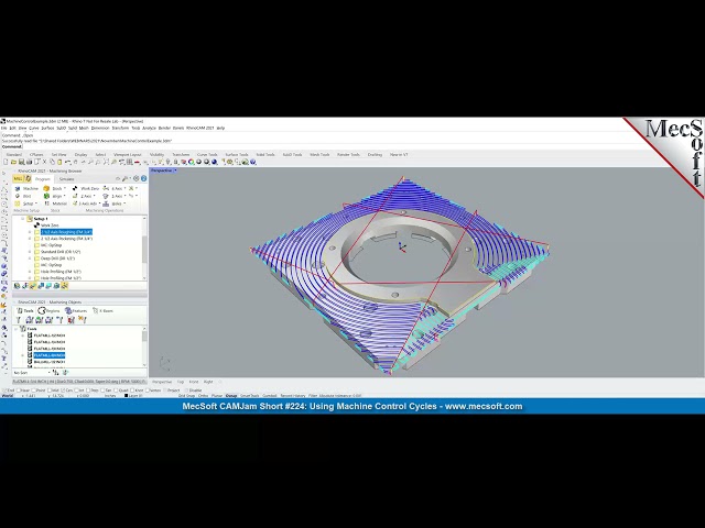 Using Machine Control Cycles