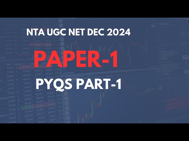 UGC NET Paper-1 PYQs-Part 1. Jan 2025