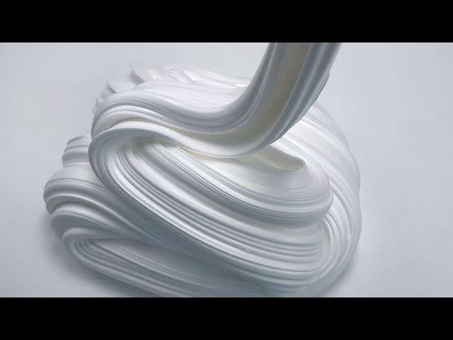 ASMR Slime | Big white fluffy slime | Adding shaving foam to slime video #26