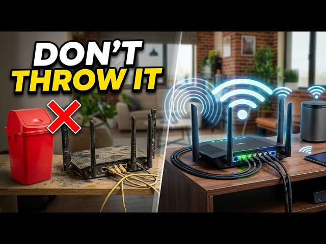 Don't throw out your old router - do this instead!