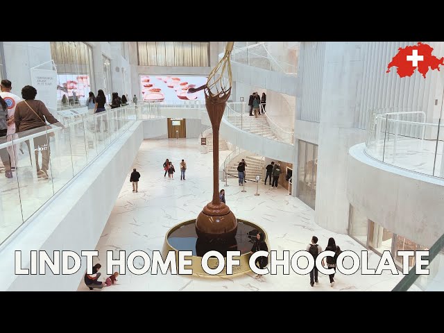 ZURICH 🇨🇭 LINDT HOME OF CHOCOLATE | FACTORY TOUR [4K] | SWITZERLAND 2023 | Gerard Travel Vlogs