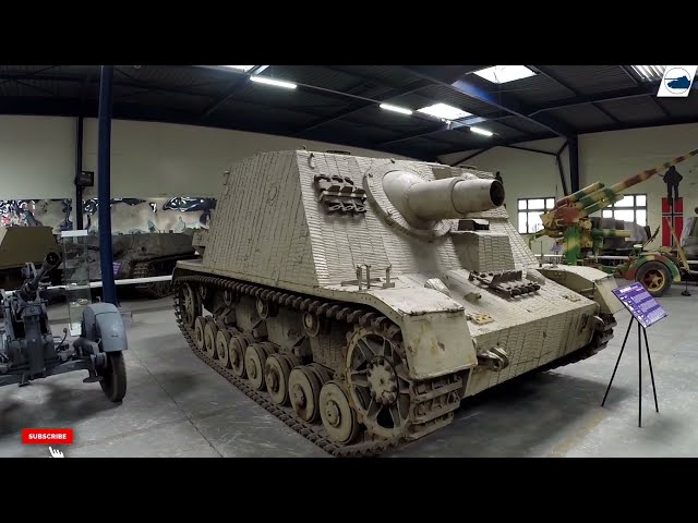 Sturmpanzer 43 Stupa "Brummbär" - Walkaround - Saumur Tank Museum