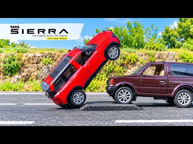 Car Crash compilation Of TATA Sierra Old Vs New Diecast Toy Car