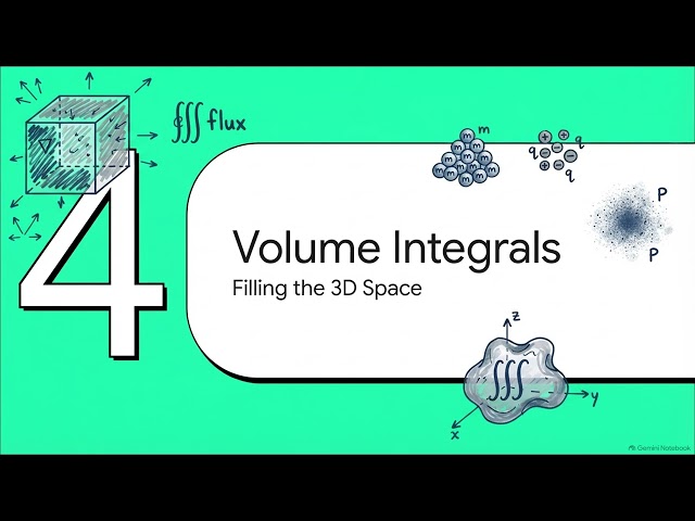 🔥 Surface & Volume Integrals | Flux, Divergence Theorem, Triple Integrals & 3D Regions | Calculus