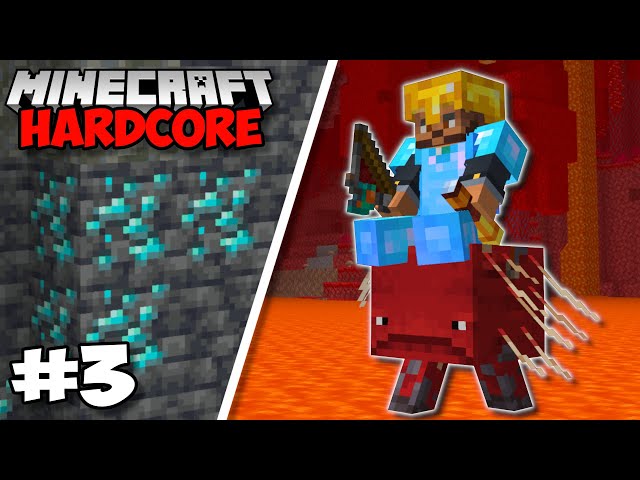 I Conquered THE NETHER in Minecraft Hardcore (#3)