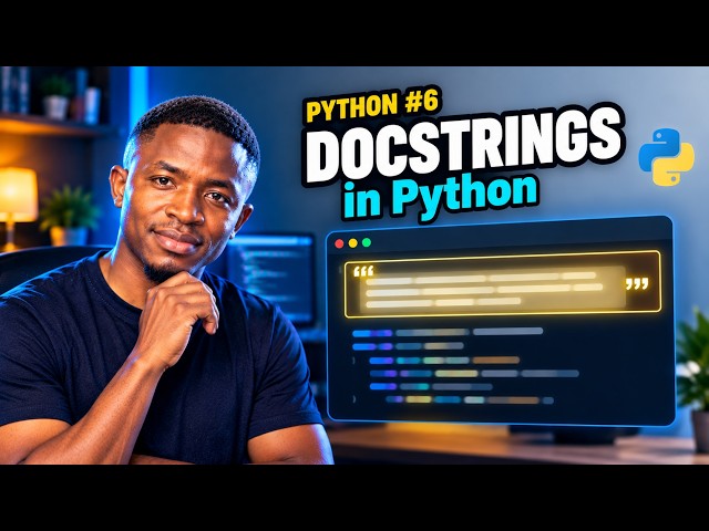 Docstrings in Python | Python Tutorial - Python #6