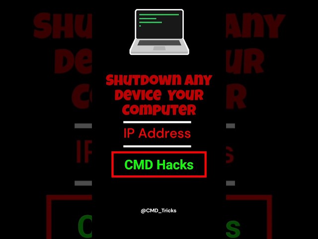 CMD Hacking |Shutdown any Device Connected Your Wi-Fi| #cmd  #roblox #cmdtricks #music #anime  #edit
