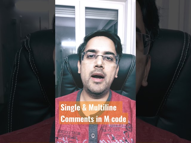 How to write comments in power query editor - Single line and multiline