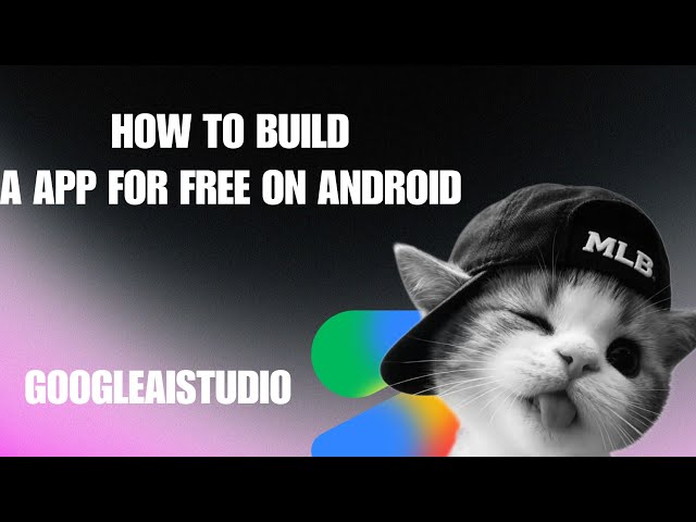BEGINER TUTORIAL FOR BUILDING A APP ON ANDROID | WITH YOUR PHONE | GOOGLE AI STUDIO | VIBE CODING 