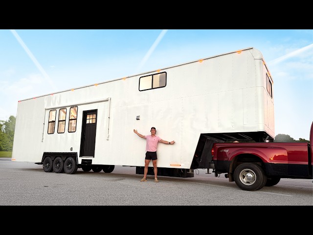 I turned a BOX trailer into a MEGA camper